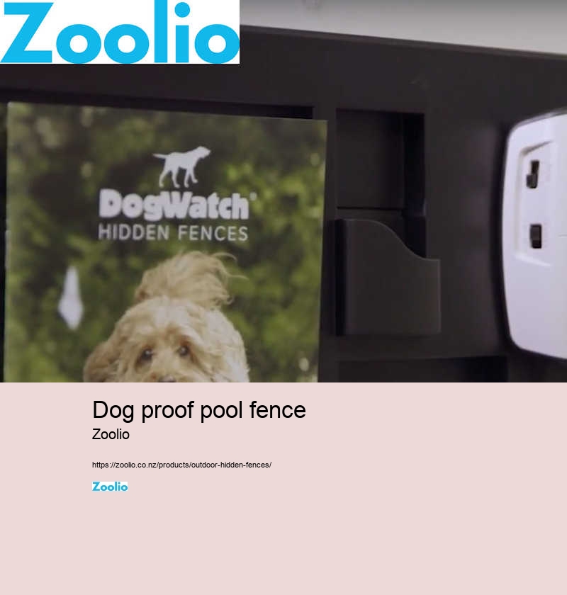 dog proof pool fence